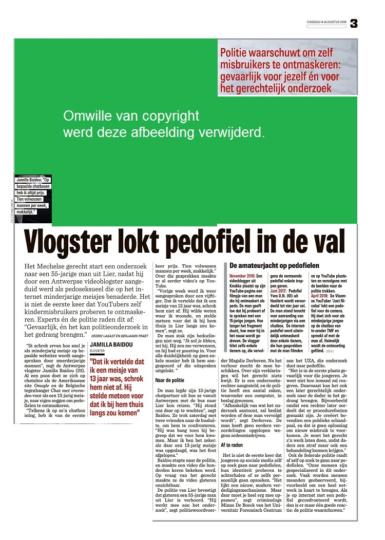Nieuwsblad 14082018 min 3 groen
